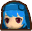 Female Blue Cleric Icon