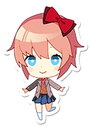 Sayori Sticker Distrait