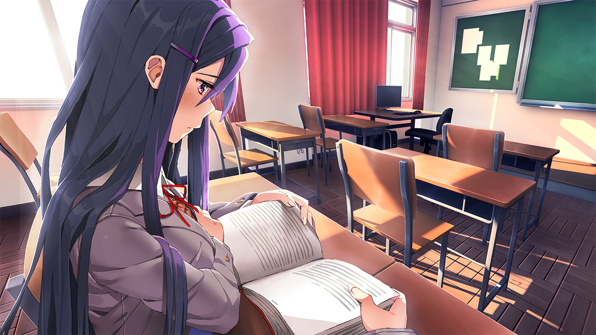 Yuri (DDLC)/Gallery | Doki Doki Literature Club Wiki | Fandom