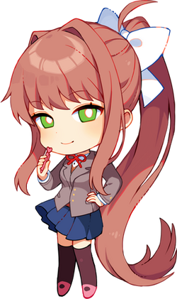 Doki Doki Literature Club!Reddit 0 Chibi, empregada, chibi, personagem  fictício png