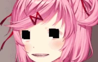 Natsuki weird appearance