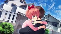 Reply "I love you" to Sayori's confession.