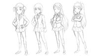 DDLC Girls Group Sketch.jpg