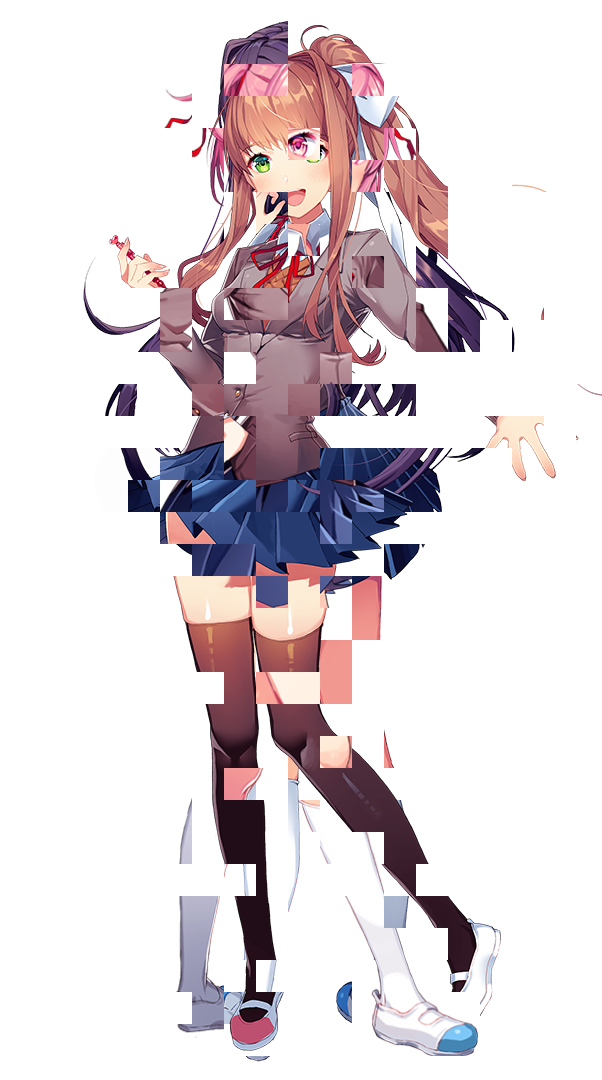 monika doki doki sprites