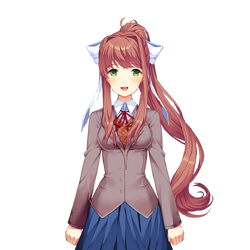 Pink Hair Anime Girl Png - Doki Doki Literature Club Yuri, Transparent Png  , Transparent Png Image