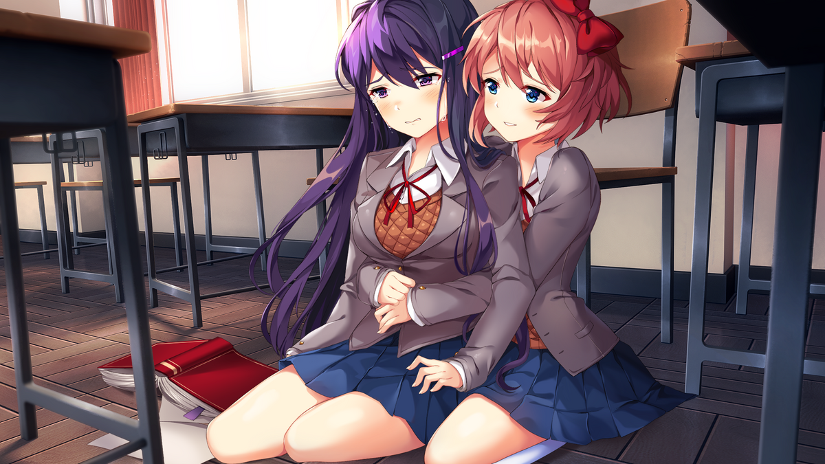 Yuri Ddlc Plusgallery Doki Doki Literature Club Wiki Fandom 