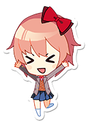 Sayori Sticker Excited