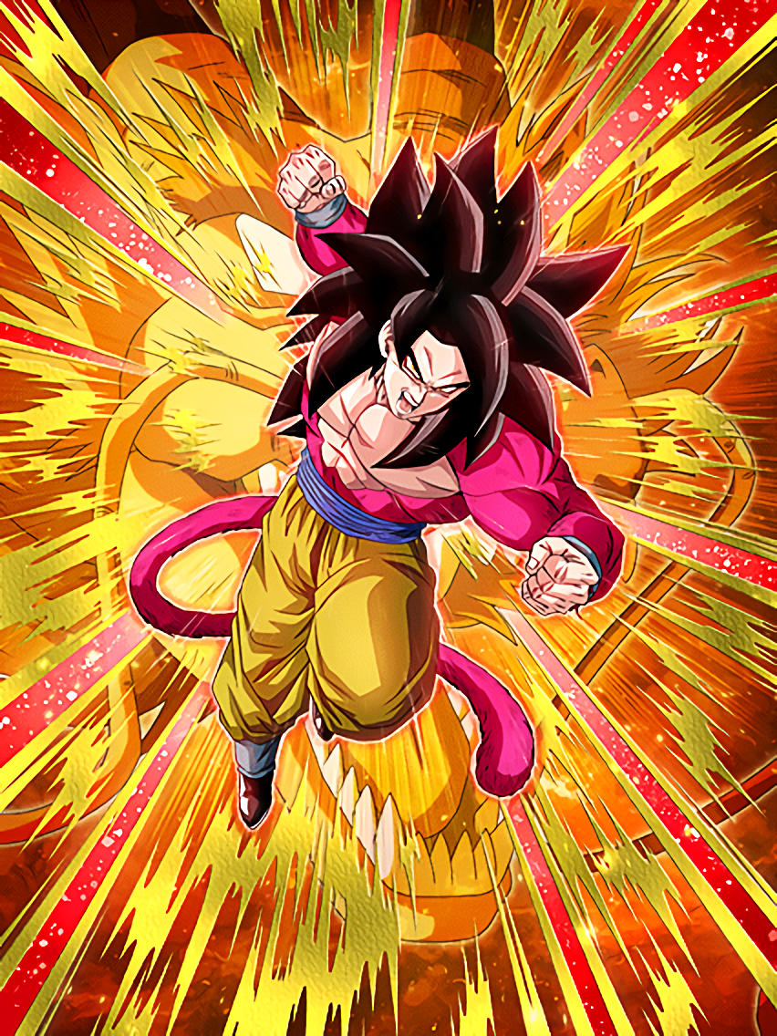 L'attaque de l'espoir - Son Goku Super Saiyan 4 ultra puissance m...