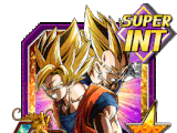 Super puissance fusionnée - Son Goku Super Saiyan & Vegeta Super Saiyan