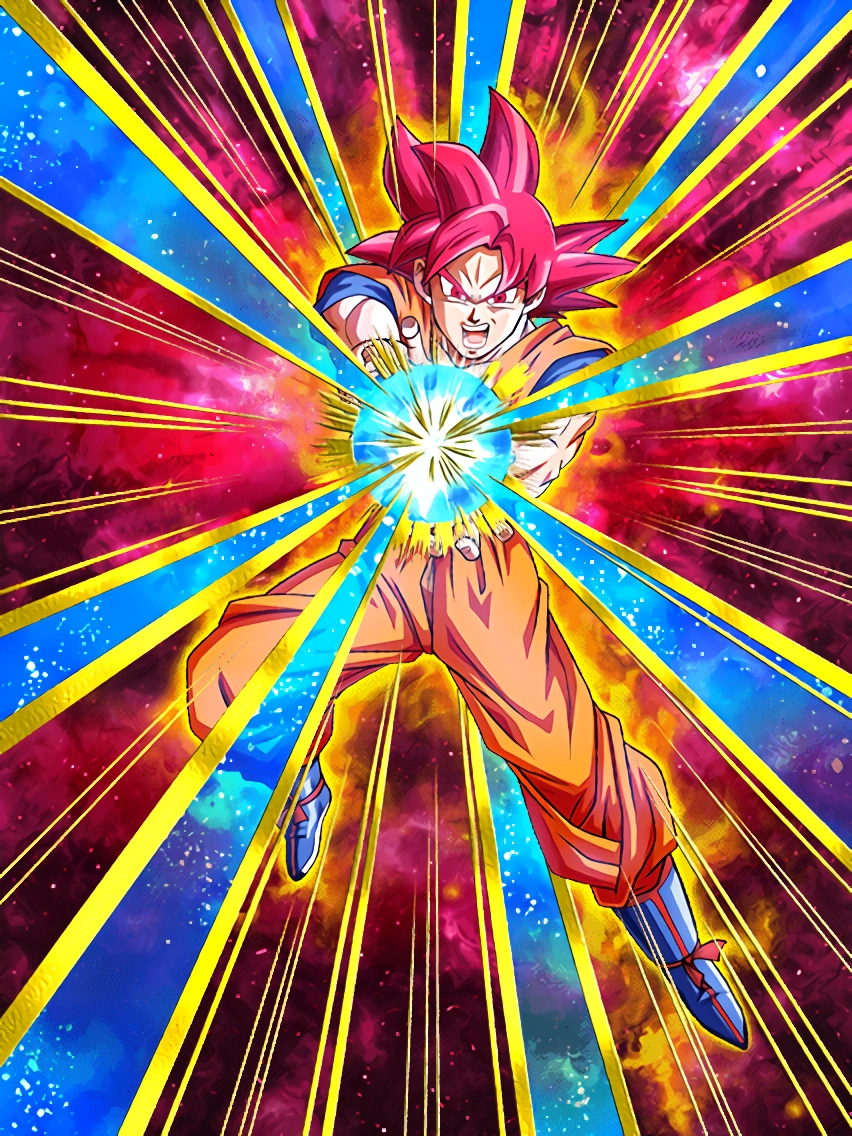 Sauveur saiyan Son Goku Super Saiyan divin Wiki DokkanBattleFR Fandom