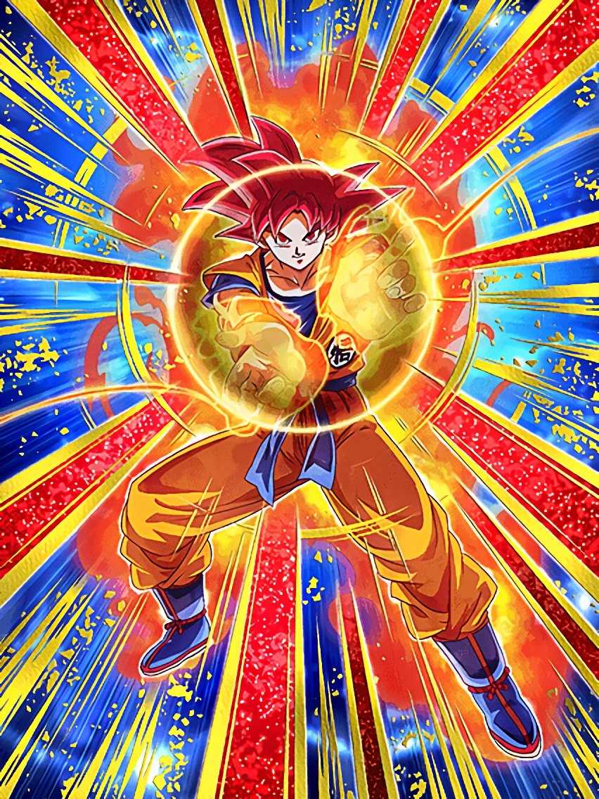 Aura divine maîtrisée Son Goku Super Saiyan divin Wiki DokkanBattleFR Fandom