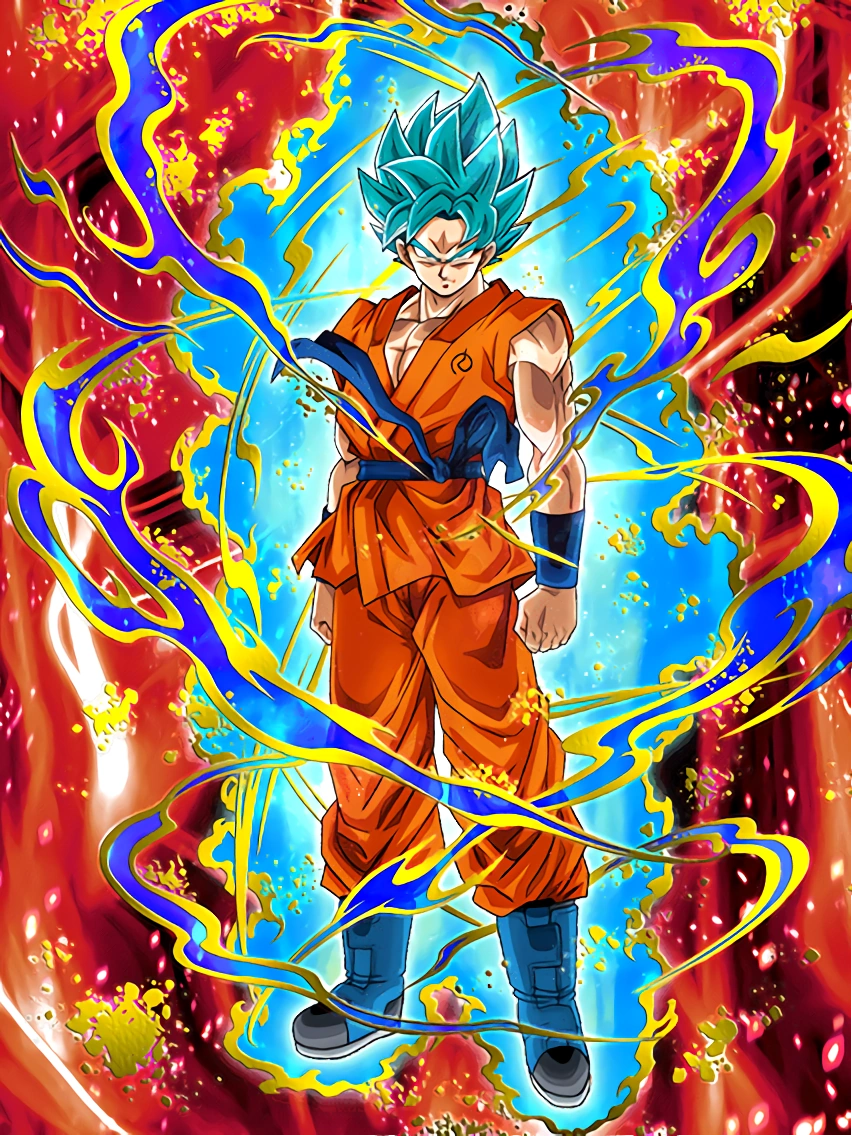 Le Saiyan suprême Son Goku Super Saiyan divin SS Wiki DokkanBattleFR Fandom