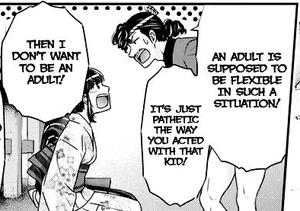 Hina cries out that she doesn't want to be an adult