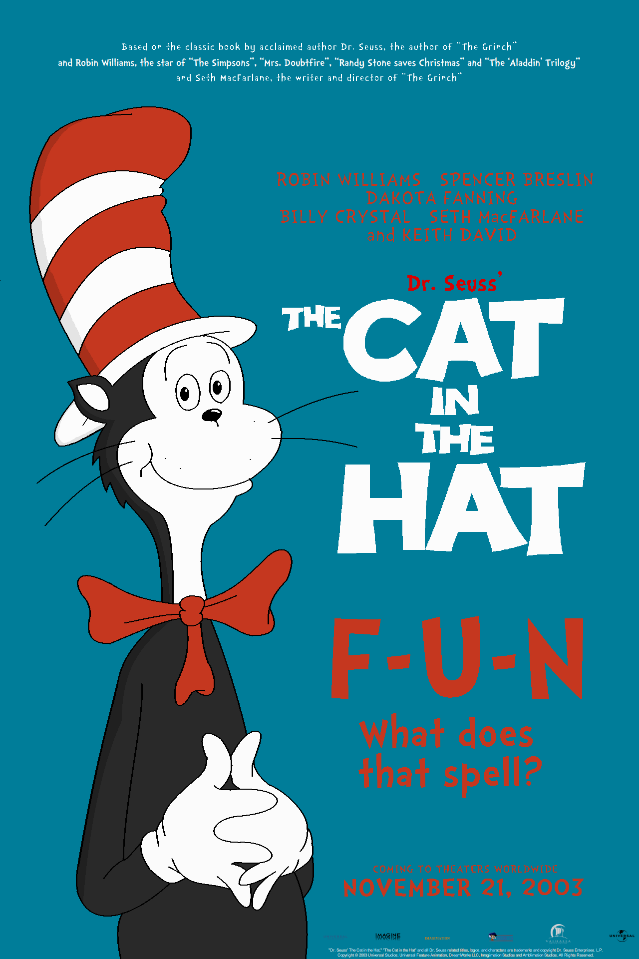 cat in the hat movie characters