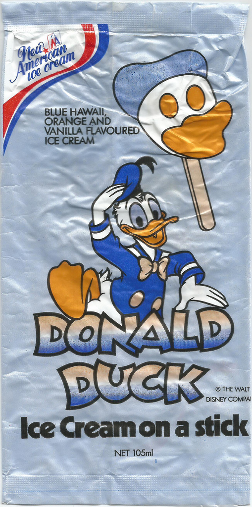 ICE CREAM VAN DONALD DUCK  12inches We Will Do Any Character Any Size 