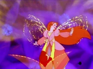 Thumbelina gaining a pair of wings