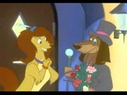 Itchy takes Bess to the Dog School Reunion