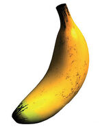 Banana's artwork from the game Donkey Kong Country.