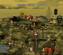 Donkey Kong Country Mundo Kremkroc Industries Inc Parte 02 Boss: Dumb