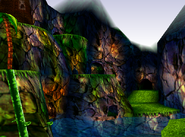 The central area of Jungle Japes.