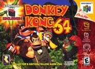 Boxart of the game Donkey Kong 64 for Nintendo 64 (1999).