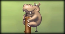 Arte conceptual de un Hundipótamo.