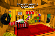 DK's Treehouse - Credits Rolling - Donkey Kong Country 3 (GBA)