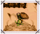 Koin's photograph as seen in the Dixie Kong's Photo Album during the regular ending cutscene of the game Donkey Kong Country 3: Dixie Kong's Double Trouble! for SNES.