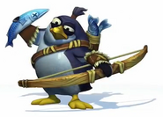 Artwork of an Archy from the game Donkey Kong Country: Tropical Freeze.