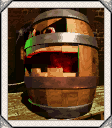 Belcha's photograph as seen in the Dixie Kong's Photo Album during the regular ending cutscene of the game Donkey Kong Country 3: Dixie Kong's Double Trouble! for SFC/SNES.