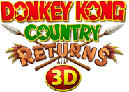 North American logo of Donkey Kong Country Returns 3D for 3DS.