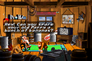 Interior of the Cranky's Cabin as seen in the game Donkey Kong Country for GBA.
