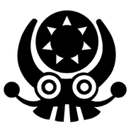 Gong-Oh's silhouette always seen at the screen when the Kongs are defeated in any levels of the Ruins world in both games.