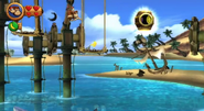 The level's Slot Machine Barrel (Wii version).