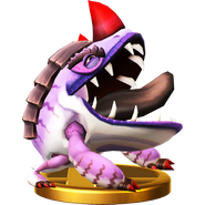 Thugly's Trophy as seen in the game Super Smash Bros. for Wii U.