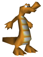Modelo no-utilizado de Donkey Kong 64.