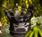 Dumb Drum visto despues de ser derrotado.