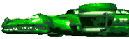 The sprite of The Flying Krock as seen during cutscenes in the GBA version of the game Donkey Kong Country 2.