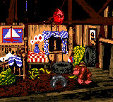 La casa del árbol en la versión de Game Boy Color de Donkey Kong Country