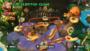 Level 6-8 Clifftop Climb in the Cliff world map (Wii version).