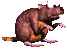 Really Gnawty's SNES sprite from Donkey Kong Country.