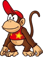 2D render of Diddy Kong