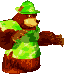 Bramble's sprite from the game Donkey Kong Country 3 for GBA.