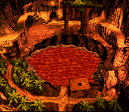 Krematoa-red.png (27 kB) Mapa do mundo Krematoa após revelar a fase do chefe e sem exibir o submarino Knautilus, como visto no jogo Donkey Kong Country 3 para SNES.