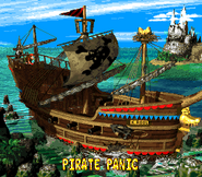 Pirate Panic stage in the first world map of the North American version.