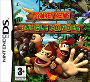 European boxart of Donkey Kong: Jungle Climber for DS.