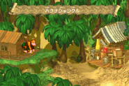 Jungle Hijinxs in the world map for Donkey Kong Country.