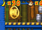 DK Coin inside a stage as seen in the game DK: Jungle Climber for DS.