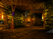 An underground area.
