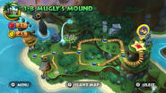 Level 1-B Mugly's Mound in the Jungle world map (Wii version).